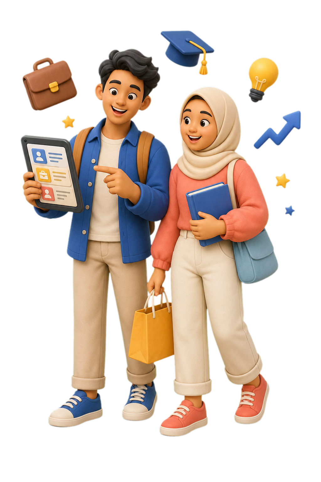 Talenta muda SIGABBI dalam ilustrasi clay